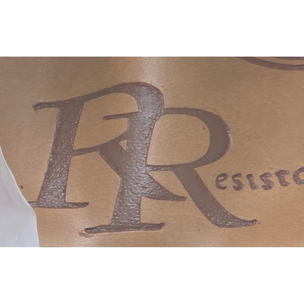 Resistol Denison 7X Hard Straw Cowboy Hat 6 7/8 Leather Sweatband with Protector - Picture 13 of 14